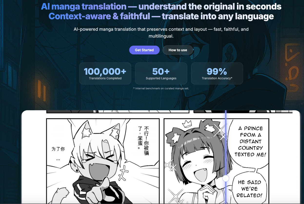 AI Manga Translator